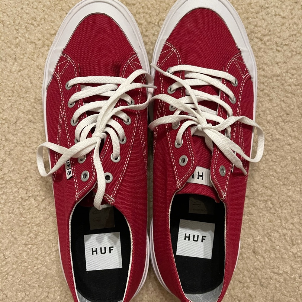 Huf Red shoes Size 11